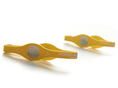 Neon Yellow/White Wristband 2-Pack
