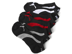 Low Cut Black Socks with Stripe - 3 Pack