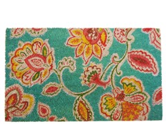 Coir Mat Pampas Turquoise