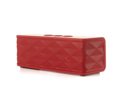 Bluetooth Stereo Speaker w/ Mic - Red