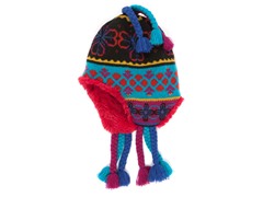 Flower Fairisle Tassel Helmet