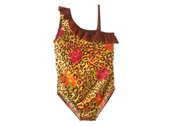 Leopard Flower One-Piece Swimsuit
