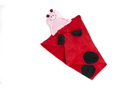 Lady Bug Hooded Blanket
