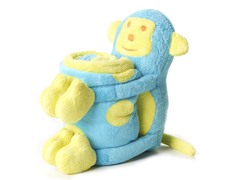 Elegant Baby Blanket & Toy - Monkey