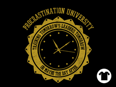 Procrastination University - Black