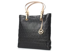 MK Jet Set Tote, Black Leather