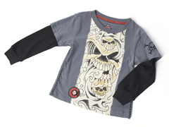 Blue Skull Shirt