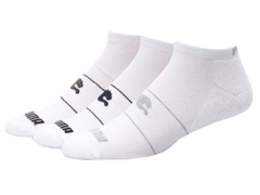1/2 Terry Low-Cut, White/Black 6-Pack
