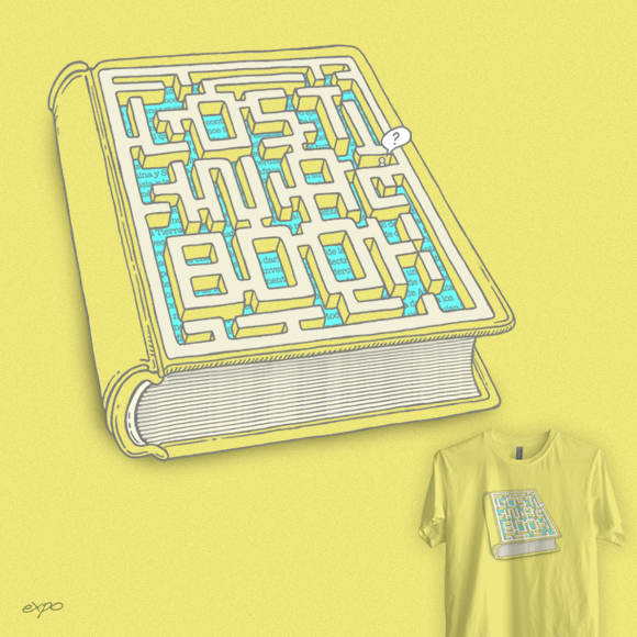 Lost in a Book, literally.