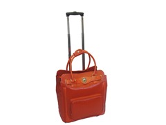 Rolling Laptop Case-Orange