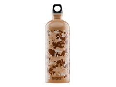 Desert Camo 1-Liter Bottle, Brown