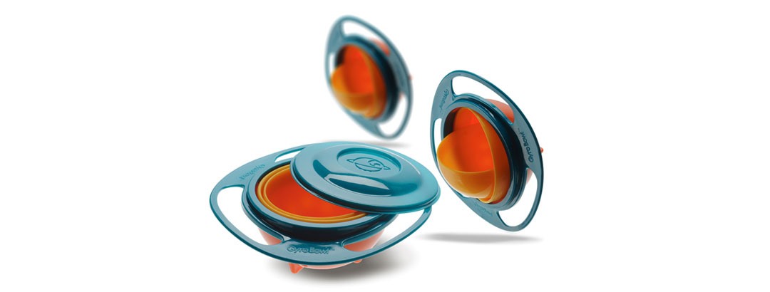 Gyro Spill-Proof Bowl 3-Pack