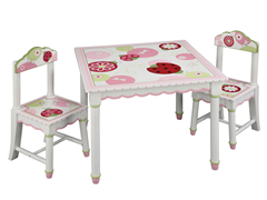 Hand Painted Table & Chairs