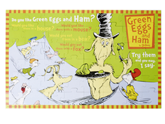 Green Eggs & Ham Floor Puzzle