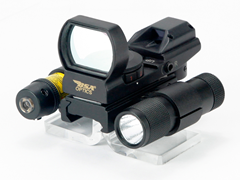 Panoramic Sight with Laser and Light