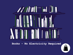 Books - No Electricity Required Tote