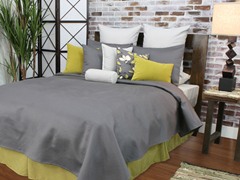 Passion Suede Charcoal 5pc Queen Set