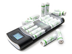 iGo Charger w/ 12 AA & 4 AAA Batteries