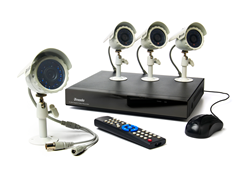 4CH/4Cam Security System w/ 500GB