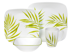 Square Bamboo Leaf 16pc Set