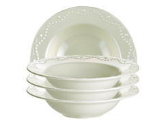 Paula Deen Whitaker 9" Soup Bowls - 4