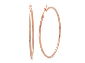 18 kt Rose Gold Plated 50mm Hoop Earring
8.99
New