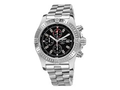 Men's Super Avenger Chrono Black Dial
