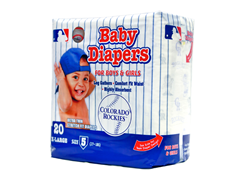 Colorado Rockies Disposable Diapers