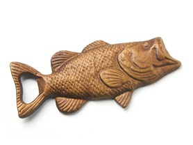 Fish Tale Bottle Opener -  Bass