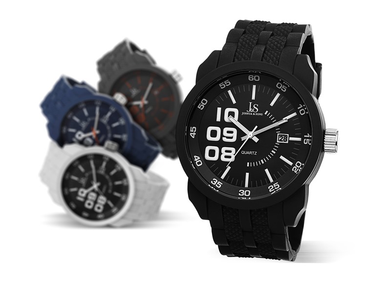 Joshua & Sons Oversized Watch - 4 Colors