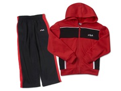 Red/Black Fleece Set