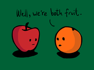 Comparing Apples to Oranges