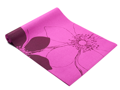 Purple Flower Yoga Mat