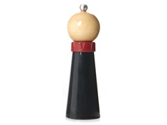 8" Black/Natural Pepper Grinder