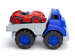 Flatbed Truck with Race Car