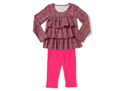 Fuchsia Leopard Legging Set
