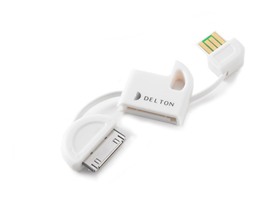 30-pin Mini Keychain Sync/USB Data Cable