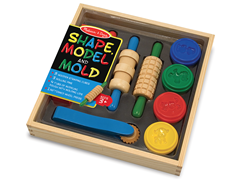 Shape, Model and Mold Clay Play