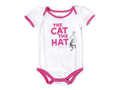 White Cat in the Hat Bodysuit 3M-24M