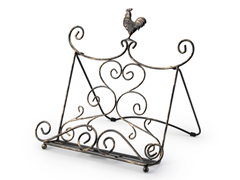 Metal Rustic Cookbook Stand