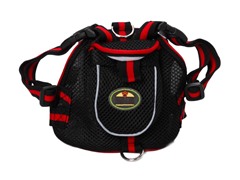 Mesh Harness with Pouch - Black
