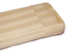 400TC Damask Stripe-Taupe-3 Sizes