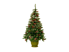 Porch Tree 5' Prelit Clear Lights