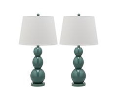 Jayne Three Sphere Glass Lamp Set of 2