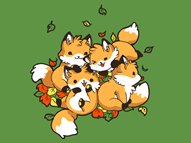 Playful Foxes