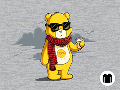 Couldn't Care Less Bear Long-Sleeve Tee