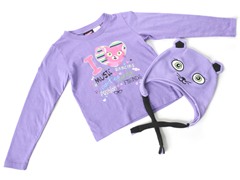 Girls Kitty Hat & Tee