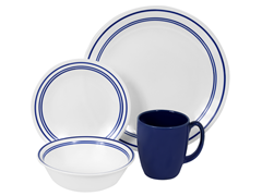 Livingware Classic Café Blue 16pc Set