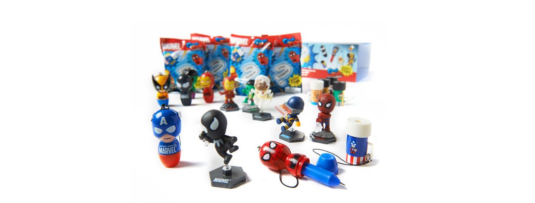 24 Assorted Marvel Grab Zags Toys Series #1