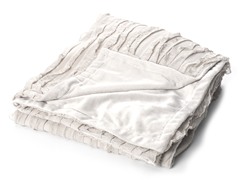 Ruffles 50x60 Throw-Grey Feather
